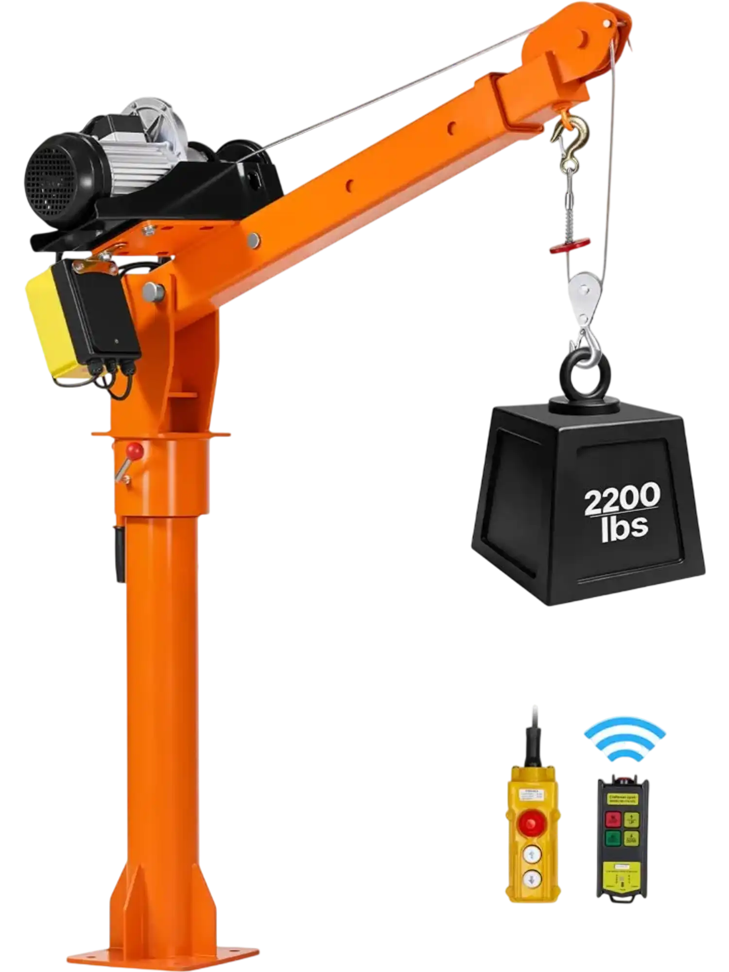 Vevor Truck Crane Electric Pickup Bed Jib Hoist 2200 lbs New