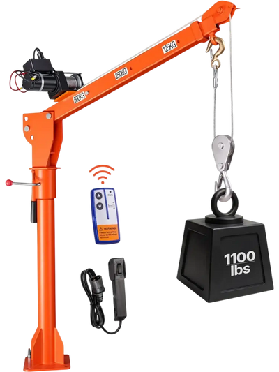 Vevor Truck Crane Electric Pickup Bed Jib 1100 lbs New