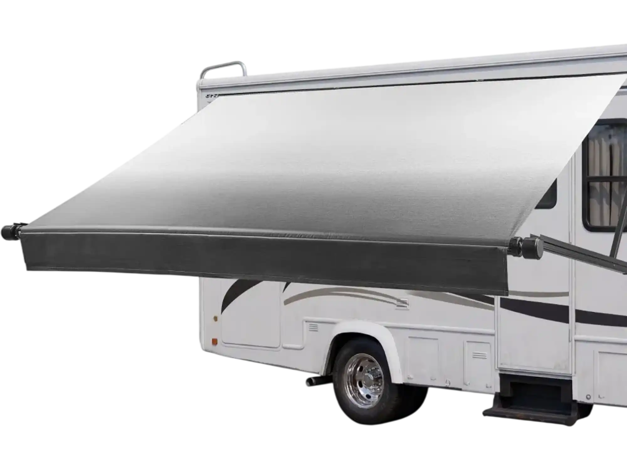 Vevor Electric Retractable RV Awning Motorized Complete Kit 15.06' Gradient Black New