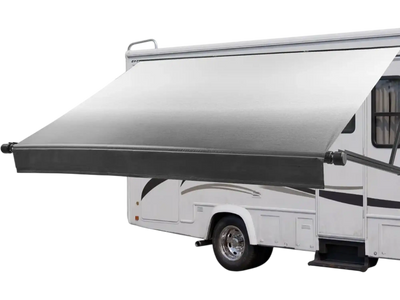 Vevor Electric Retractable RV Awning Motorized Complete Kit 15.06' Gradient Black New