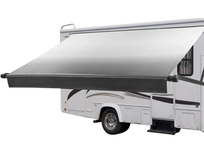 Vevor RV Awning Motorized Electric Retractable Complete Kit 20.06' Gradient Black New