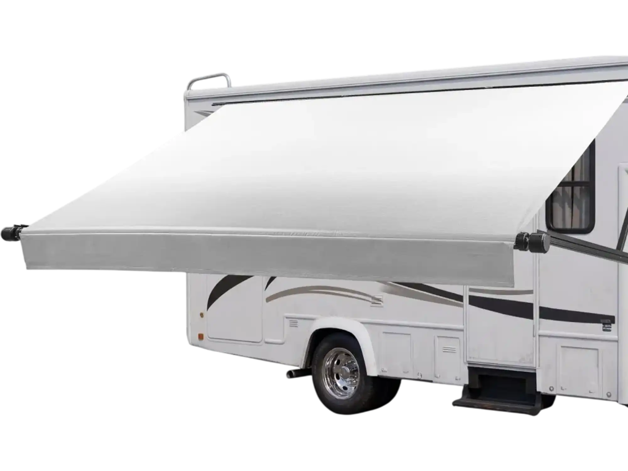 Vevor Electric Retractable RV Awning Motorized Complete Kit 21' Gradient Gray New