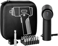 VEVOR Electric Screwdriver, 7 Torque Settings 0.5-5 N.m, 2500mAh Battery, Cordless Screwdriver Set with 32 PCS 1/4 in Bits, Digital Display, LED Light, Type-C Charging, for Furniture Electrical Repair