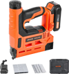 VEVOR Cordless Brad Nailer, 2-in-1 Nail Gun Staple Gun, 18 Gauge 1-1/4 inch, Includes 500 Pcs Staples and 500 Pcs Nails, with Battery and Charger, Non-Slip Rubber Grip, for Woodworking DIY Projects