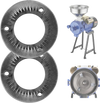 VEVOR 2PCS Grinding Sheets for Electric Grain Mill Grinder, Cast Iron Dry Grinding Discs, Replacement Grinding Plates Compatible with VEVOR GM-001, GM-002, GM-003 Corn Spice Mill Grinder
