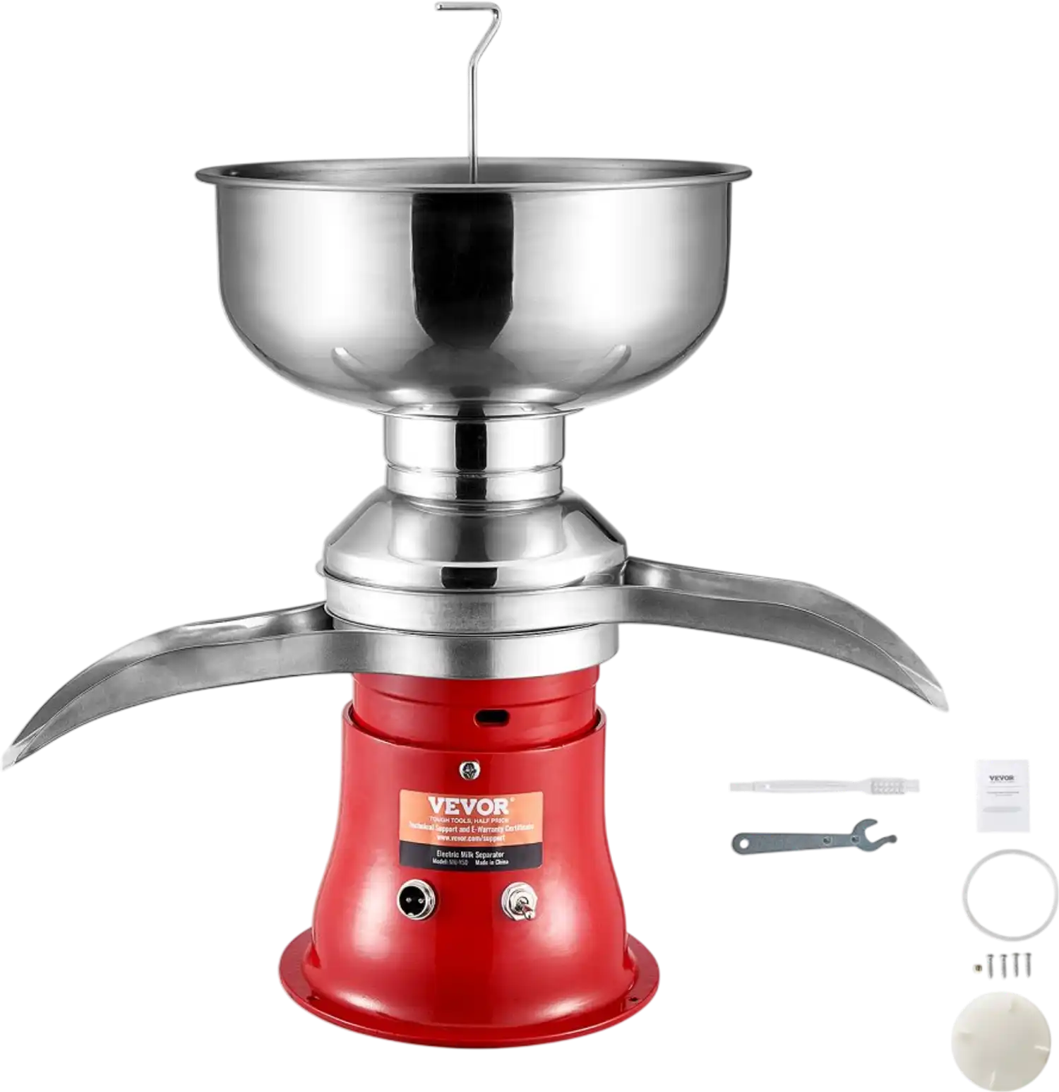Vevor Milk Cream Centrifugal Separator Electric 100L/H 5L Bowl 10500 RPM New