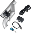 VEVOR Electric Exhaust Cutout, 2.5 Inch Universal Stainless Steel Exhaust Valve Kit with One Controller Remote Kit, Cut Out Valve, Y Pipe, Remote Control & Box, Fits Trucks, Sedans, Sports Cars, SUVs