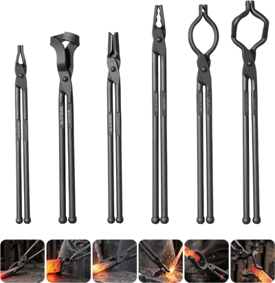 Vevor Tongs Blacksmith 6-Piece Forge Tongs Set New
