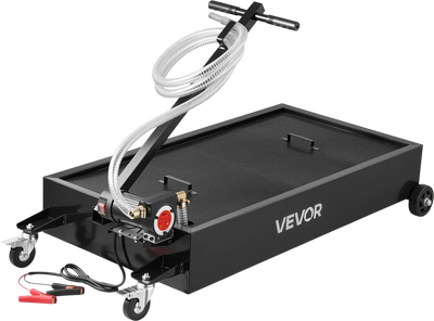 Vevor Rolling Oil Drain Pan Low Profile 20 Gal. Capacity with Electric Pump New