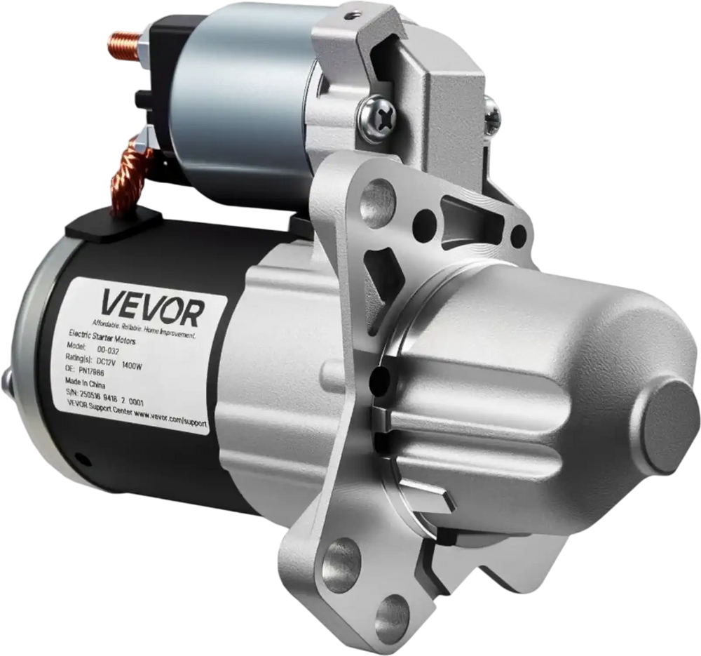 VEVOR Starter 17986, Starter Motor Replacement Compatible with Buick 3.6L V6 06-08, Cadillac SRX 3.0L V6 10-11, Chevrolet 3.6L V6 09-17, GMC Pontiac Saturn Suzuki, OEM 12588493 M000T35871 31100-78J00
