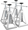 VEVOR RV Stabilizer Jacks, 4 Pack Aluminum RV Leveling Jacks, RV Stack Jacks for RV Travel Trailer Camper, Single Screw Jack Support up to 6000 Lbs, Adjustable from 11 inch to 17 inch