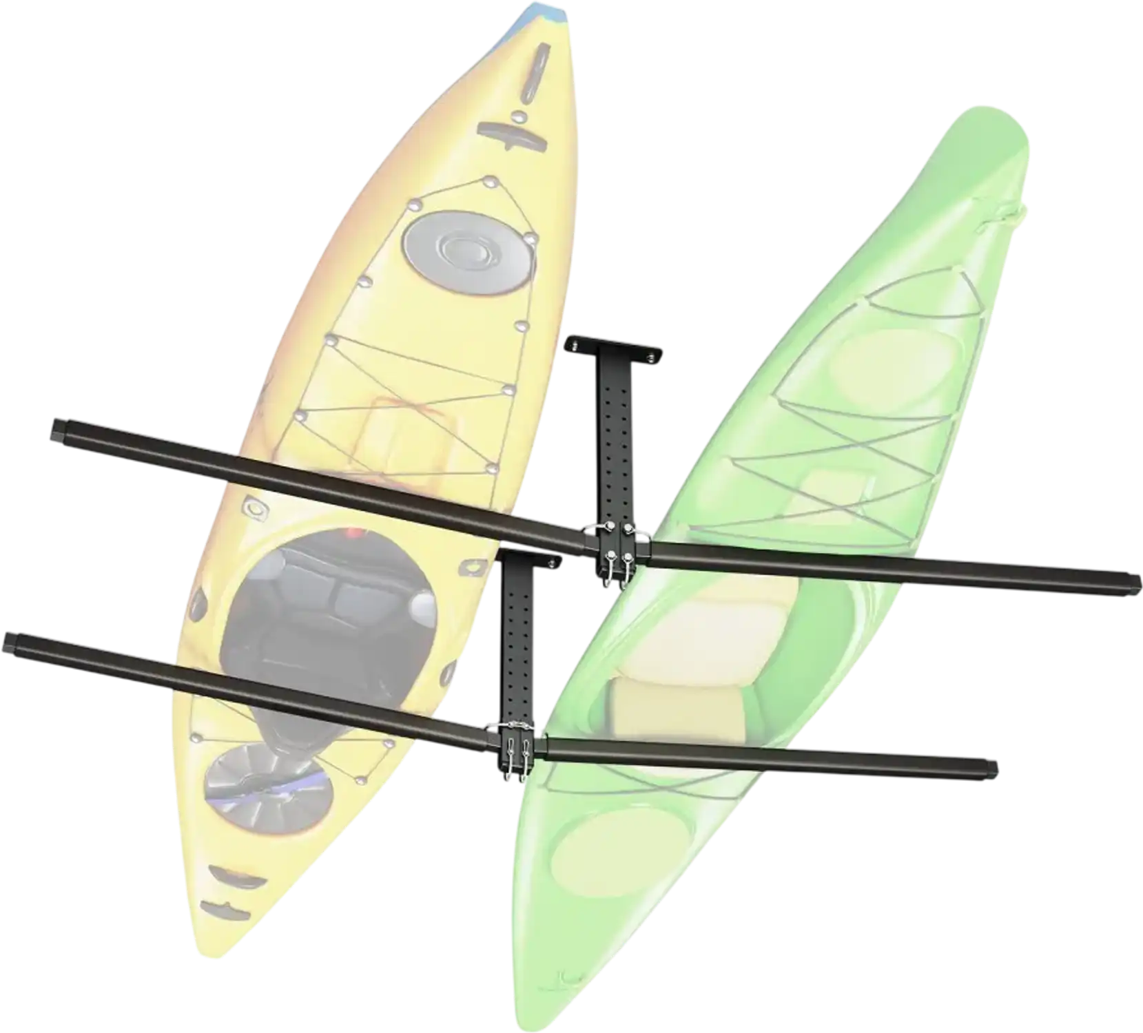 Vevor Kayak Storage Rack Ceiling Mount for 2 Kayaks 250 lbs New