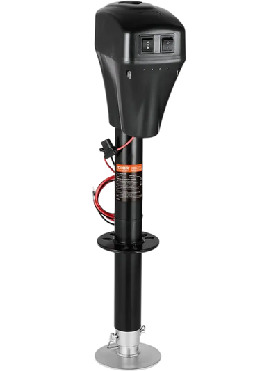 VEVOR Electric Trailer Jack, 5000 lbs, Heavy Duty RV Electric Power Tongue Jack with 2 Way Connector, Manual Crank Handle & Weatherproof Jack Cover, 10