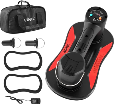 Vevor Electric Vacuum Suction Cup Heavy-Duty Digital Display Glass Lifter 375 lbs New