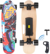 VEVOR Electric Skateboard with Remote, 9.3 Mph Top Speed & 5 Miles Max Range Skateboard Longboard, 3 Speeds Adjustment Skateboards, Easy Carry Handle Design, Suitable for Adul Tested to UL Standards
