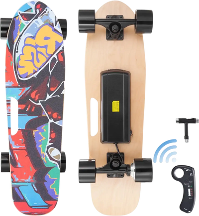 Vevor Electric Skateboard Remote-Control Longboard New