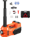 VEVOR Electric Car Jack, 5 Tons /11000 lbs, Electric Scissor Jack with Built-In Inflator, 12V Adjustable Tire Change Replacement with Secure Hammer & LED Light, Portable Jack kit for Sedan, SUV, Truck