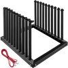 VEVOR Windshield Rack 9-Lite, Windshield Truck Rack Steel, Windshield Glass Rack 24-Inch Height, Windshield Rack for Truck with PVC Pad & Foam Padding, Glass Rack for Truck, for Glass Transportation