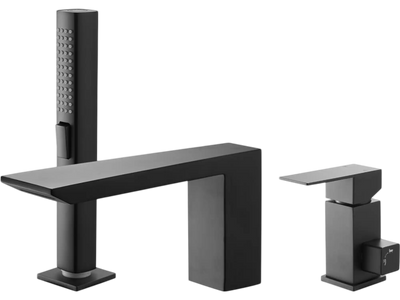 Vevor Roman Tub Faucet Waterfall Bathtub Faucet with Shower Head Matte Black New