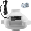 VEVOR 4 to 4.5 inch Radon Mitigation Fan System, Quiet 260 CFM Radon Mitigation Kit with 2 Couplers, Waterproof Radon Fan Electric Inline Duct Fan Exhaust Fan for Indoor Outdoor Ventilation