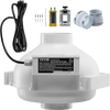 VEVOR 4 to 4.5 inch Radon Fan Installation Kit, Quiet 260CFM Radon Mitigation Fan System Kit with 2 Couplers, Pressure Indicator, Waterproof Inline Duct Fan Exhaust Fan for Indoor Outdoor Ventilation