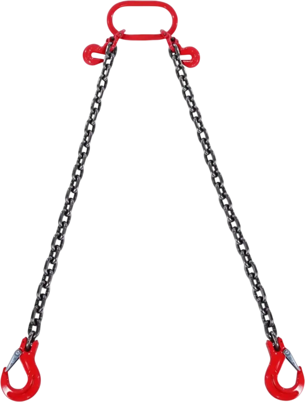 VEVOR Chain Sling, 5/16 inch x 6 ft Lifting Chains with Hooks, G80 Engine Chain Hoist Lifts, 6600 lbs/3 Ton Lifting Sling Chains for Engine Hoist, Engine Lift Chain with 2 Leg Grab Hooks and Adjusters