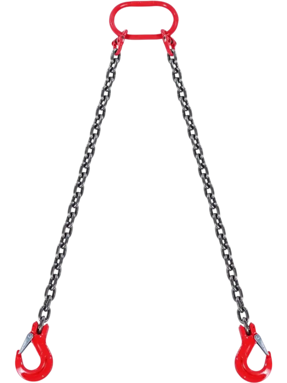 VEVOR Chain Sling, 5/16 inch x 5 ft Lifting Chains with Hooks, G80 Engine Chain Hoist Lifts, 6600 lbs/3 Ton Capacity Lifting Sling Chains for Engine Hoist, Engine Lift Chain with 2 Leg Grab Hooks