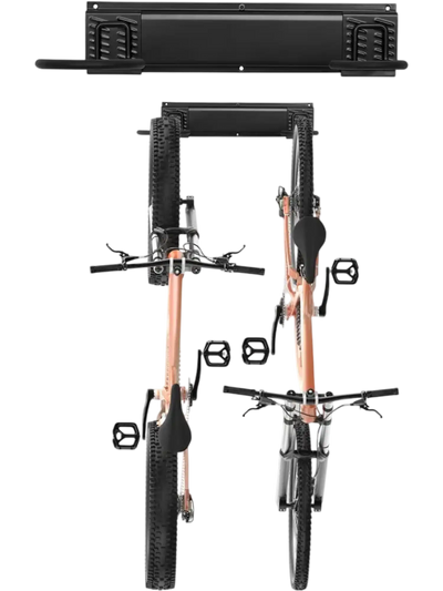 Vevor Bike Storage Rack Wall-Mounted 2-Bike Garage Organizer 17