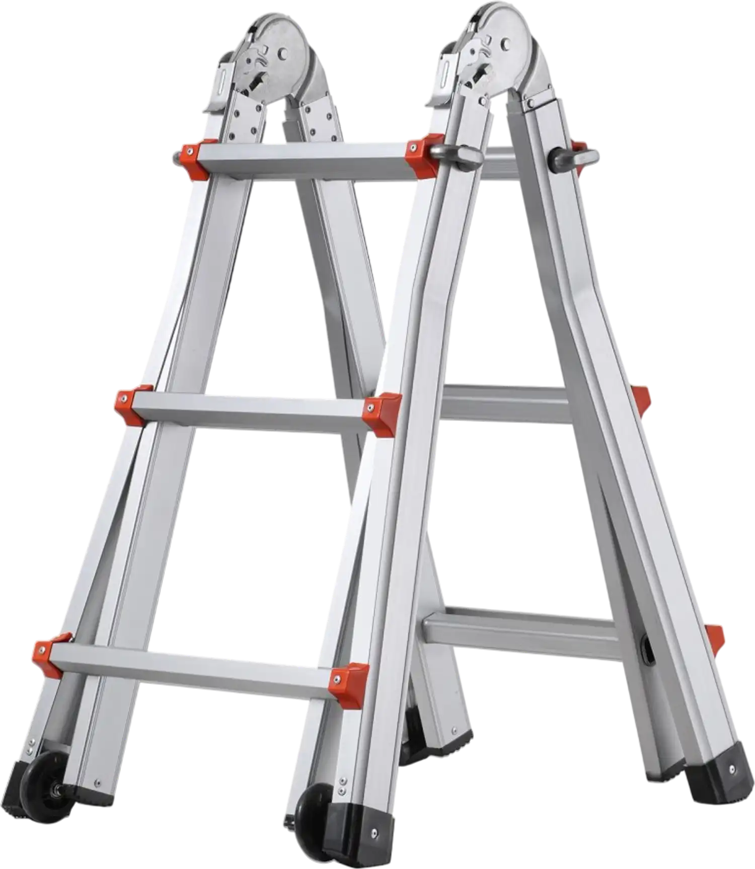 Vevor Ladder 9.5' Telescoping A-Frame Aluminum Extension New