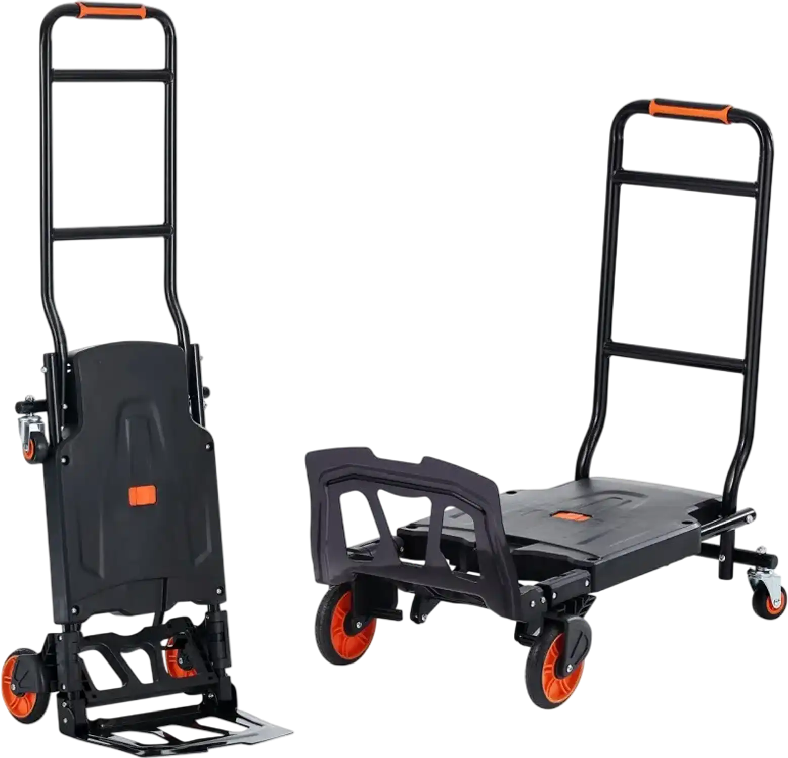 Vevor Hand Truck 2-in-1 Folding Convertible Dolly Cart 300 lbs New