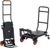 VEVOR Aluminum Hand Truck, 2 in 1, 300 lbs Load Capacity, Heavy Duty Industrial Convertible Folding Hand Truck and Dolly, Utility Cart Converts from Hand Truck to Platform Cart with Rubber Wheels