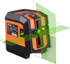 VEVOR Self Leveling Laser Level 98.4 ft Green Cross Line with 4-Point Laser, for Picture Hanging, Tile, DIY Construction, Manual, Self-Leveling, Pulse Modes, IP54 Water-Resistant, 8H Runtime, Tool Case