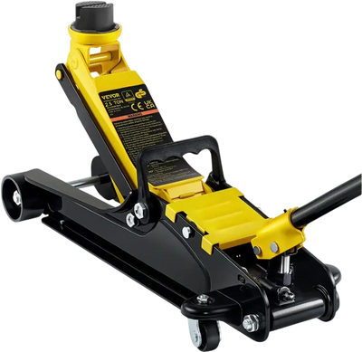 VEVOR Floor Jack, 2.5 Ton Low Profile Floor Jack, Heavy-duty Steel Racing Floor Jack With Single Piston Lift Pump, Floor Jack Lifting Range 3.35