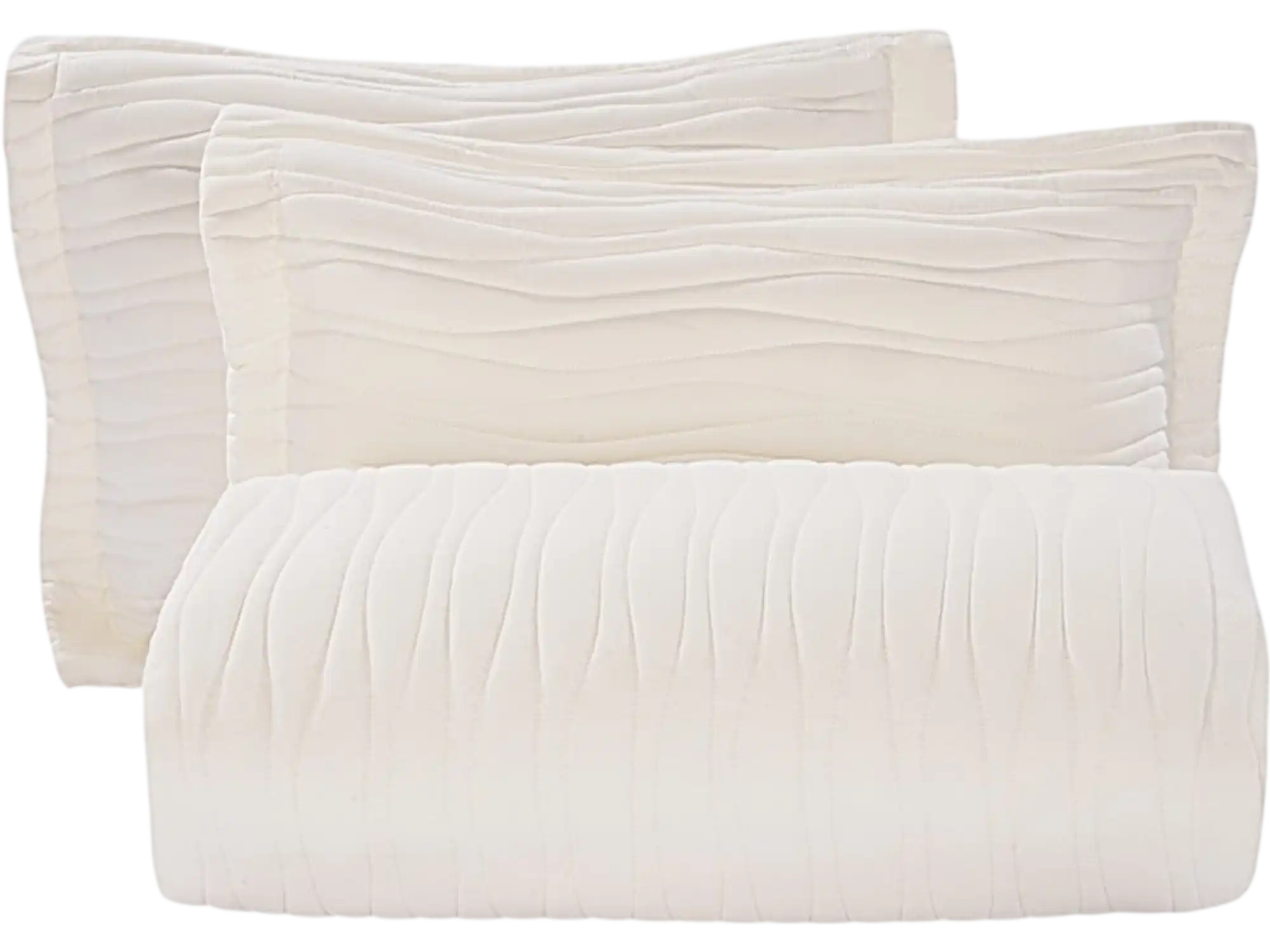 Vevor Quilt Set Queen Size 3-Piece Microfiber Beige Bedspread with 2 Pillow Shams New
