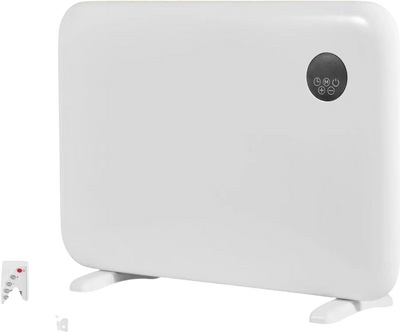 Vevor Electric Panel Space Heater Convection Panel Heater with Remote & Touch Control 1500W White New