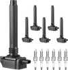 VEVOR Ignition Coil Pack and Spark Plugs, Set of 6, Compatible with Dodge Grand Caravan Charger Durango Journey Avenger Challenger Jeep Cherokee Grand Cherokee Compass Chrysler Ram ProMaster 3.6L V6