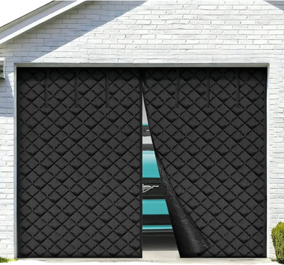 Vevor Garage Door Screen Winter Insulation Kit 8.3 x 7.15' New