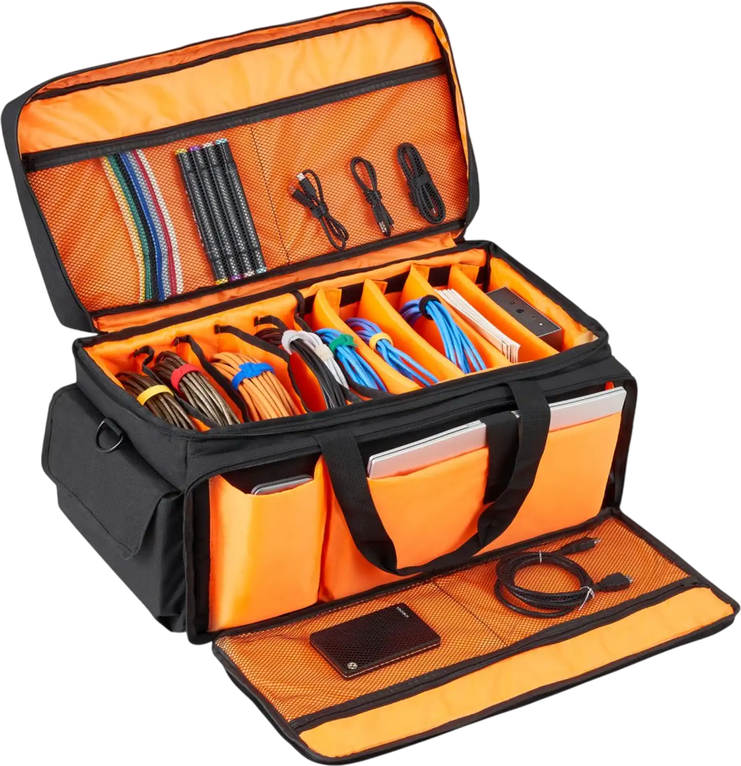 Vevor DJ Cable File Bag Organizer New