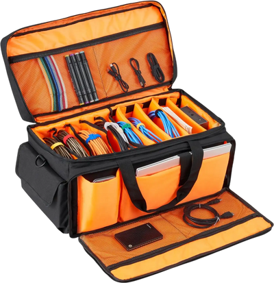 Vevor DJ Cable File Bag Organizer New