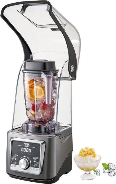 Vevor Blender 2.5L Capacity 1400W Multi-Functional with Noise Cover New