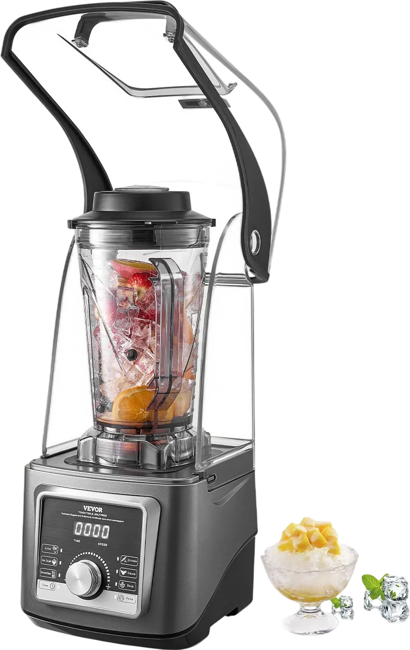 Vevor Blender 3.5L Capacity 1400W Multi-Functional with Noise Cover New