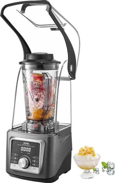 Vevor Blender 3.5L Capacity 1400W Multi-Functional with Noise Cover New