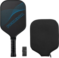 VEVOR Pickleball Paddle, T700 Carbon Fiber Surface & Honeycomb Core, Professional Pickleball Paddle with Increased Power & Control & Spin, Pro Pickle Ball Racket for Adults, Men & Women, Blue