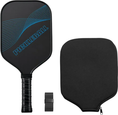 VEVOR Pickleball Paddle, T700 Carbon Fiber Surface & Honeycomb Core, Professional Pickleball Paddle with Increased Power & Control & Spin, Pro Pickle Ball Racket for Adults, Men & Women, Blue