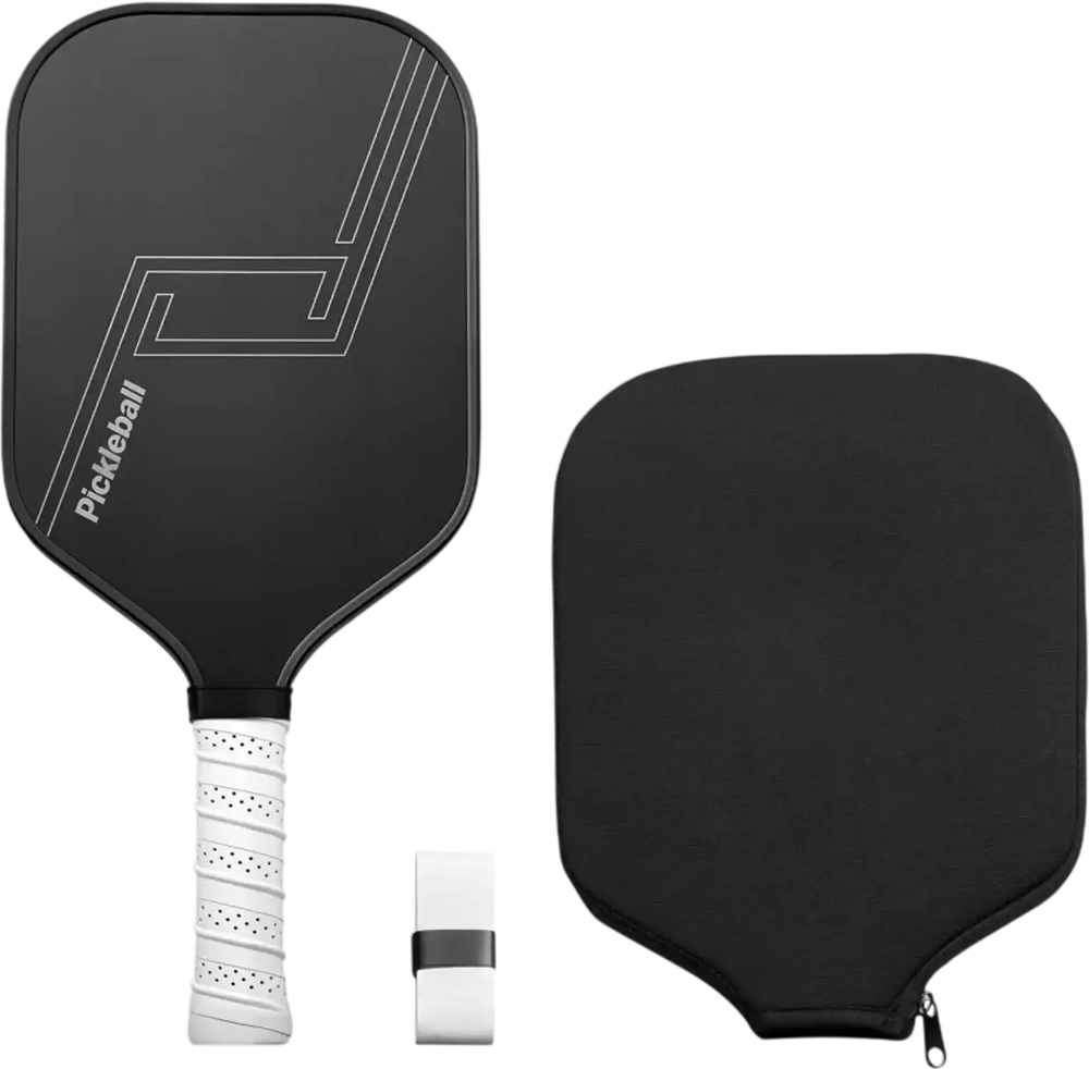 VEVOR Pickleball Paddle, T700 Carbon Fiber Surface & Honeycomb Core, Professional Pickleball Paddle with Increased Power & Control & Spin, Pro Pickle Ball Racket for Adults, Men & Women, Black