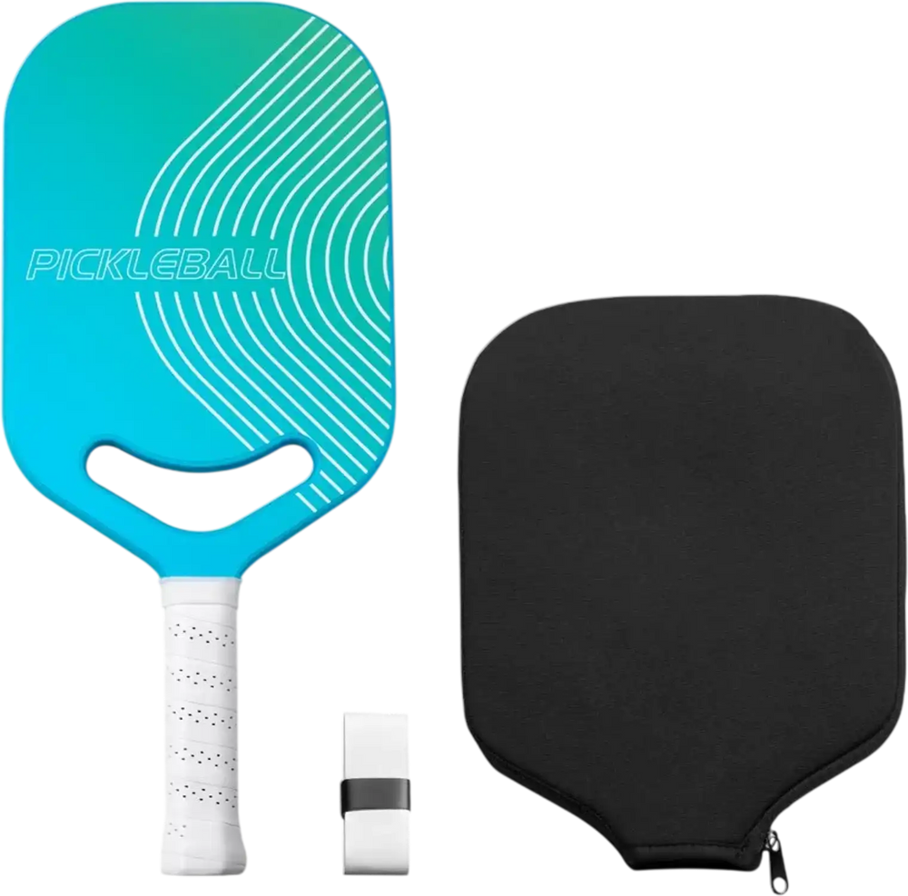 VEVOR Pickleball Paddle with Aero Throat, T700 Carbon Fiber Surface & Honeycomb Core, Professional Pickleball Paddle with Increased Power & Control & Spin, Pickle Ball Racket for Adults, Men & Women