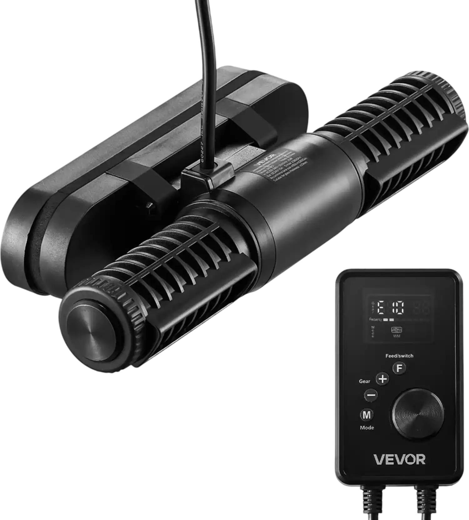Vevor Wave Maker Aquarium Pump 15W 1428 GPH Adjustable Cross Flow with Controller New