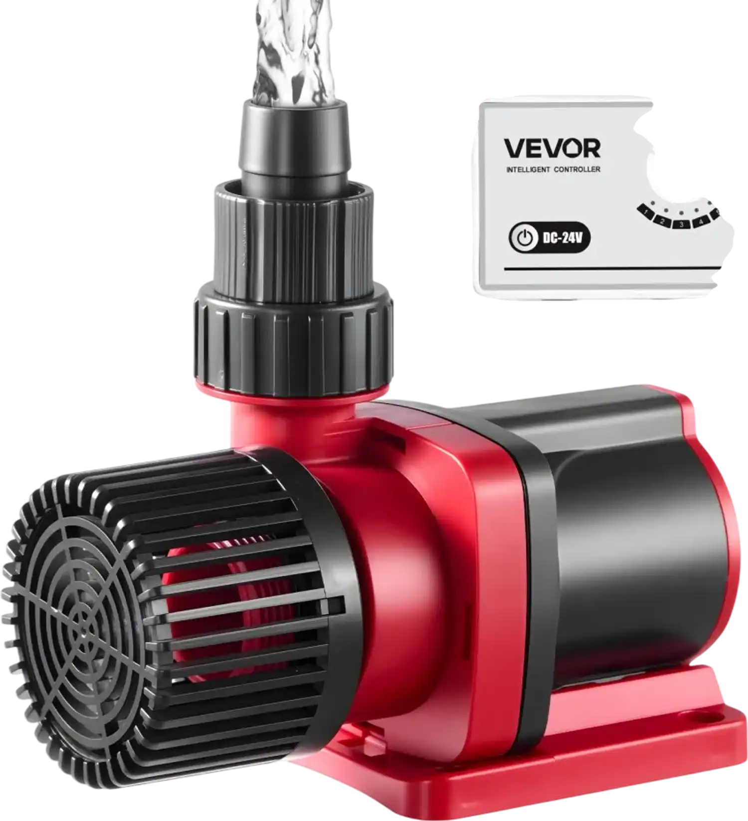 Vevor Aquarium Water Pump 24V DC 60W 1750 GPH Marine Wavemaker Return Pump with Controller New