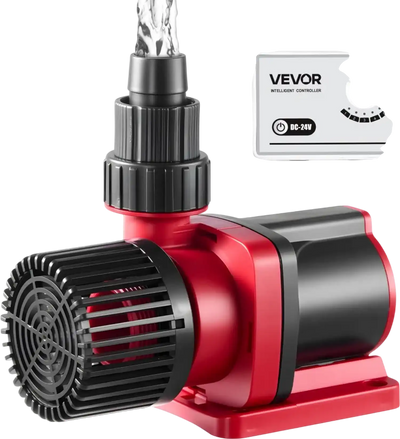 Vevor Aquarium Water Pump 24V DC 60W 1750 GPH Marine Wavemaker Return Pump with Controller New