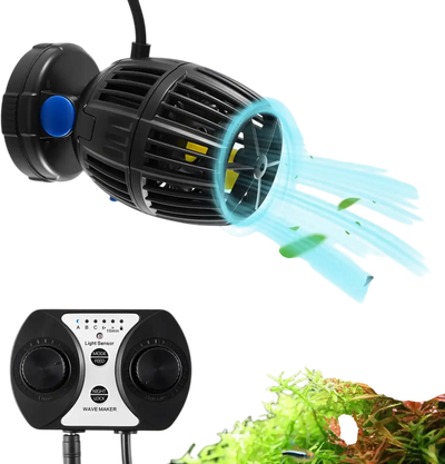 Vevor Aquarium Wave Maker Quiet and Strong 20W 2113 GPH Adjustable Fish Tank Circulation Pump with Controller New